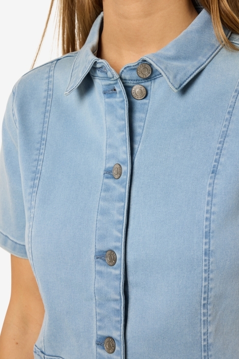 Noisy may nmnisa s/s slim denim dress vi533lb